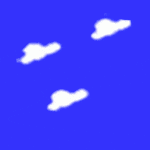 Nuages blancs dans le ciel